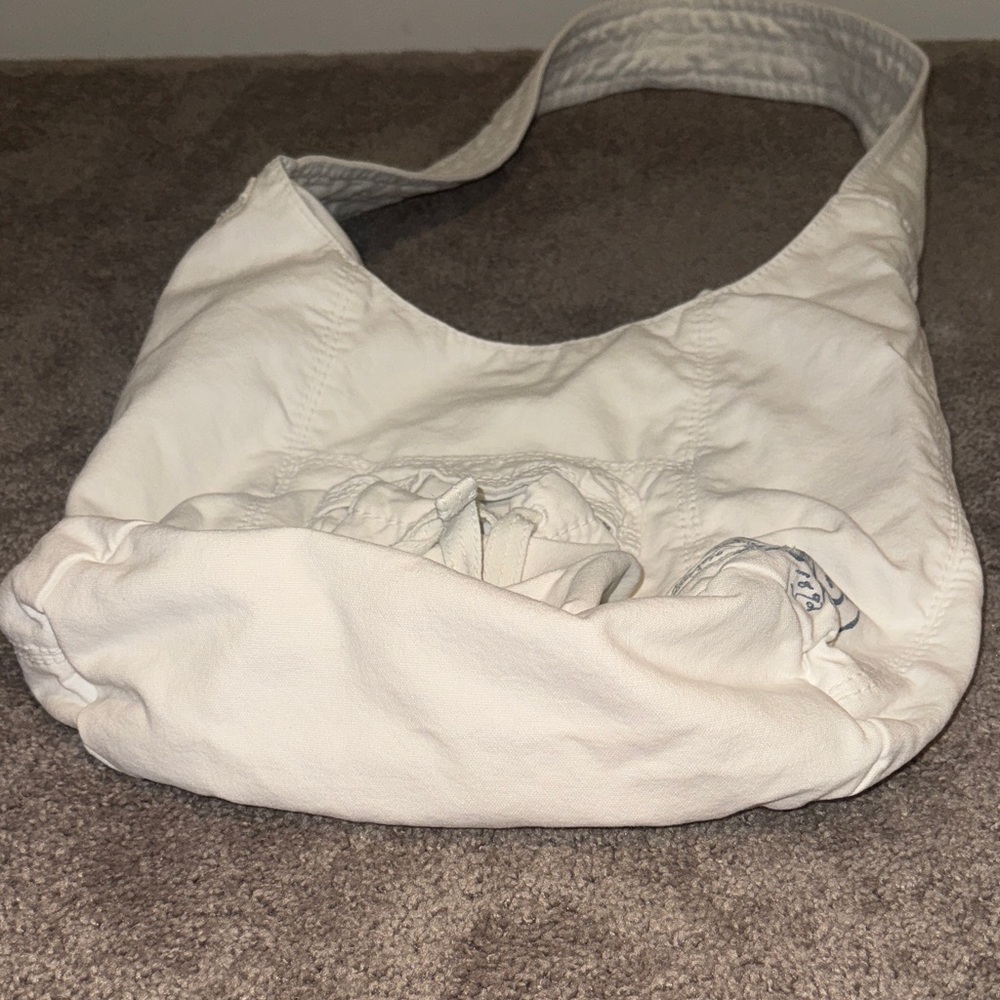 Abercrombie And Fitch Vintage Canvas Messenger Bag View 5